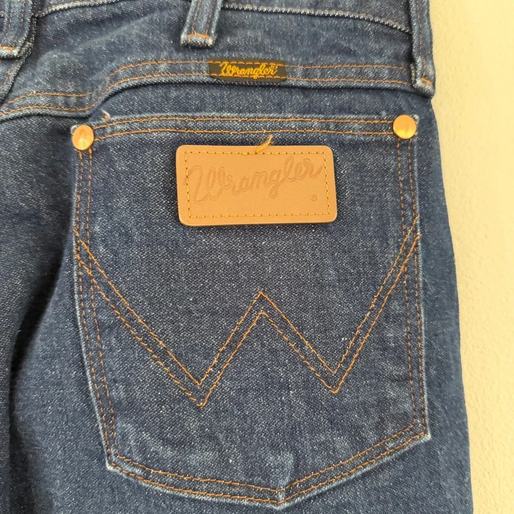 Wrangler Cowboy Cut Straight Leg Rigid Indigo Denim Jeans Mens 30x31 13MWZ